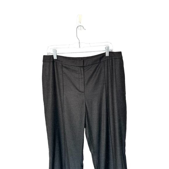 St. John Couture Gray Career Work Office Bootcut Dress Pant Trousers Size 10 - Picture 3 of 11
